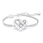 Monemel Swarovski® Crystals Silver Tennis Bracelet 